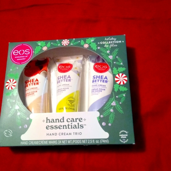 eos Skincare Nwt Set Of Eos Hand Cream Trio Unopened Box 25 Fl Oz